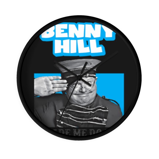 Discover Benny Hill Made Me Do It Wall Clocks