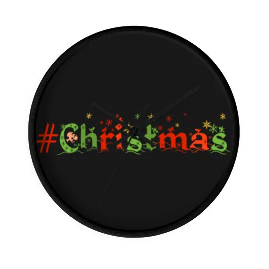 Discover Hashtag Christmas Wall Clocks, Christmas Wall Clocks Gift Wall Clocks