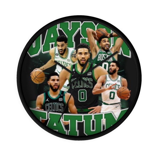 Discover Jayson Tatum Basketball  Basketball Graphic Tees Wall Clocks
