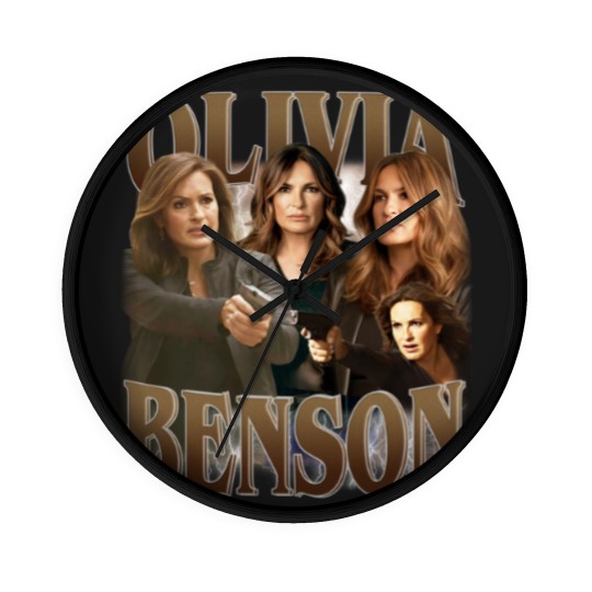 Discover Olivia Benson Law and Order Wall Clocks, Retro Olivia Benson Wall Clocks