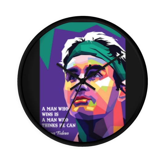 Discover Roger federer motivation - Roger Federer - Wall Clocks