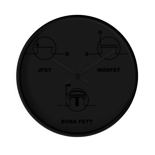 Discover Jfet Mosfet Boba Fett Wall Clocks