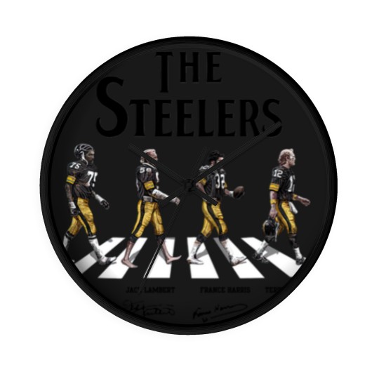 Discover The Stee lers Walking Abbey Road Signatures Wall Clocks