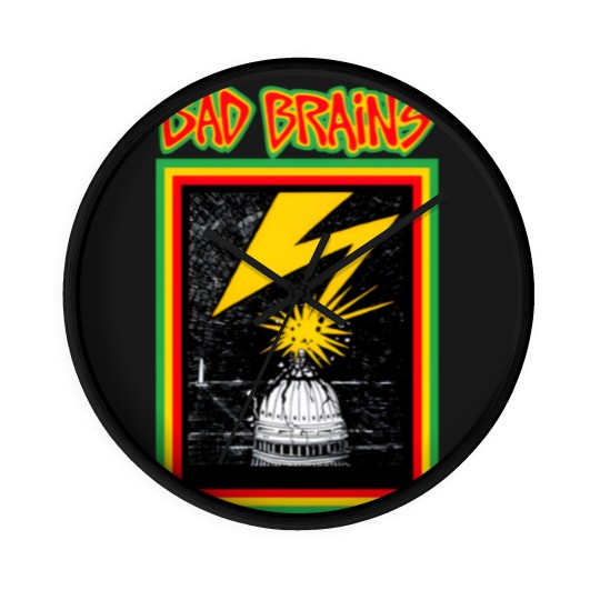 Discover bad brains Wall Clocks
