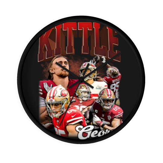 Discover Limited George Kittle Wall Clocks professional American Football Player