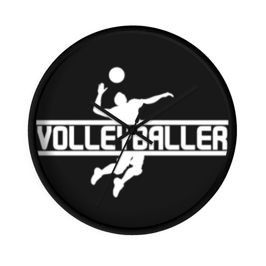 Discover Volleyball Volleyball Volleyball Volleyball Wall Clocks
