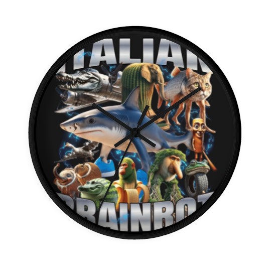 Discover Italian Brain Tralalero Tralala - Tralalero Tralala - Wall Clocks