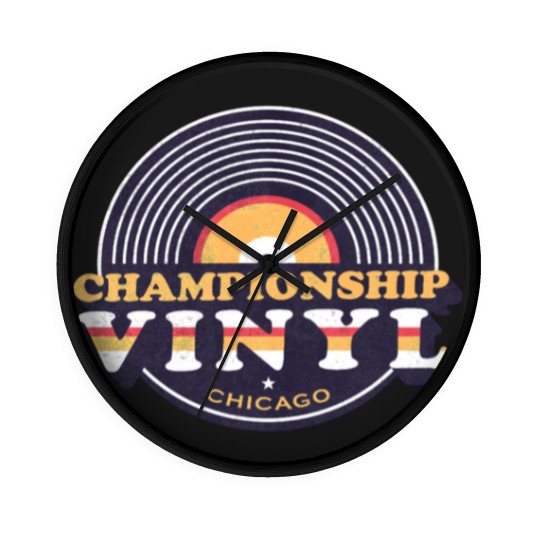 Discover Championship Vinyl Wall Clocks