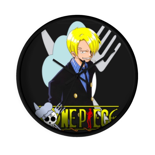 Discover one pieces SANJI complete design Wall Clocks