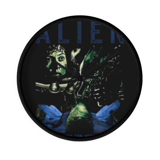 Discover Alien In Space No Once Can Hear You Scream 1979 Retro Sci-Fi Horror Unisex Classic Wall Clocks