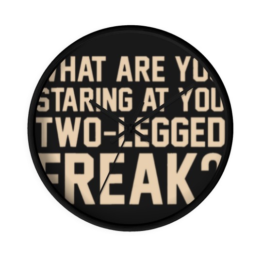 Discover Funny Leg Amputee Double Amputee(1) Wall Clocks