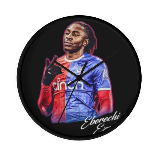 Discover Eberechi Eze Wall Clocks, Crystal Palace Wall Clocks, Soccer Wall Clocks