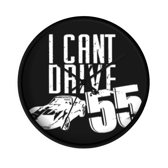 Discover I CAN'T DRIVE 55 Sammy Hagar the Red Rocker Eddie Wall Clocks