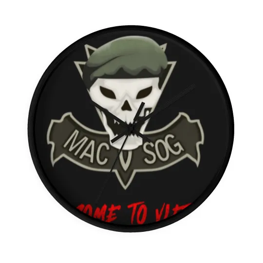 Discover macv sog welcome to vietnam Wall Clocks