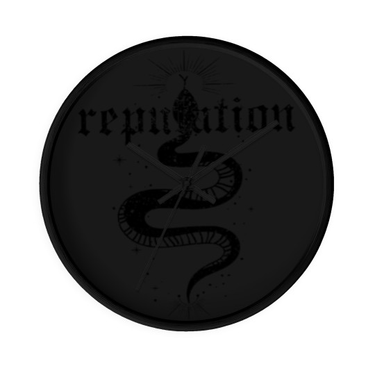 Discover Reputation Snake Wall Clocks, Reputation Merch