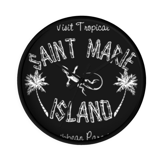 Discover Saint Marie Tourist Fitted Scoop Wall Clocks
