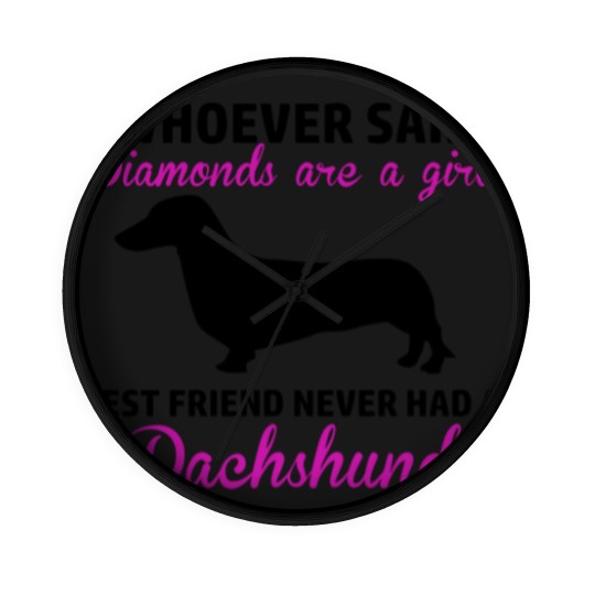 Discover dachsund diamond Wall Clocks