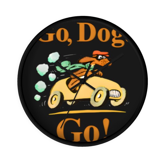 Discover go dog go Wall Clocks