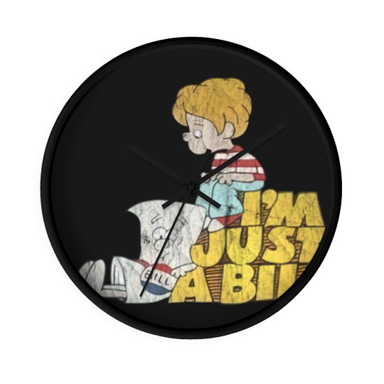 Discover I'm Just A Bill Aesthetic Wall Clocks