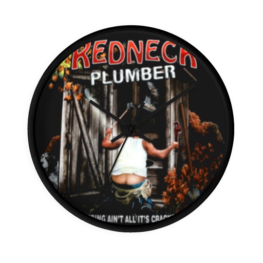 Discover Redneck Plumber Wall Clocks
