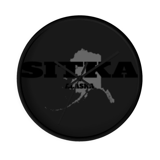 Discover ALASKA SITKA US STATE EDITION Wall Clocks