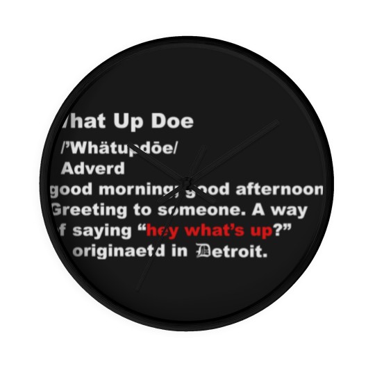 Discover What up Doe Wall Clocks