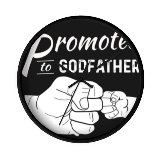 Discover Promoted To Godfather Wall Clocks