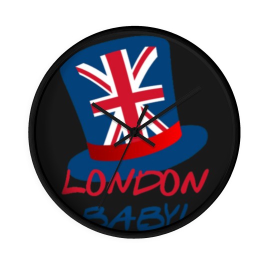 Discover Joey s London Hat London Baby Wall Clocks