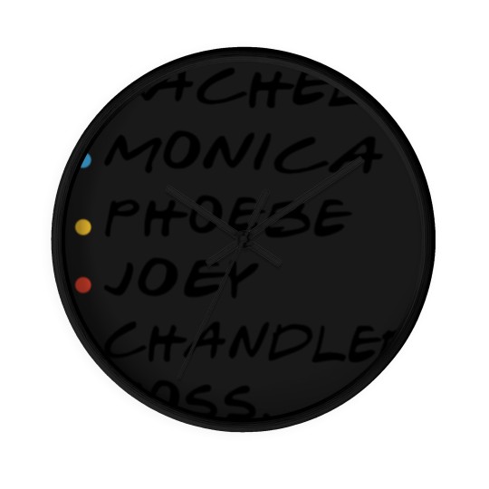 Discover rachel monica phoebe joey chadler ross hipster Wall Clocks