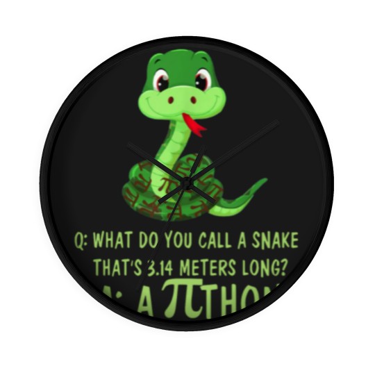 Discover Python Pithon Pi Symbol Happy Pi Day Wall Clocks Math