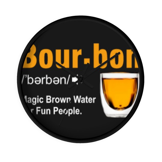 Discover Bourbon Definition Wall Clocks