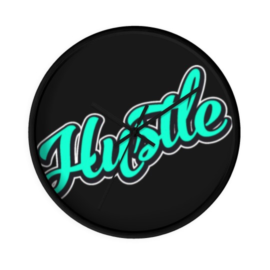 Discover Hustle Earn Money Quickly Wall Clocks