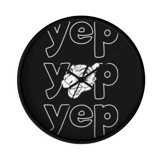 Discover Land Before Time Ducky Yep Yep Yep Bubble Text Quo Wall Clocks