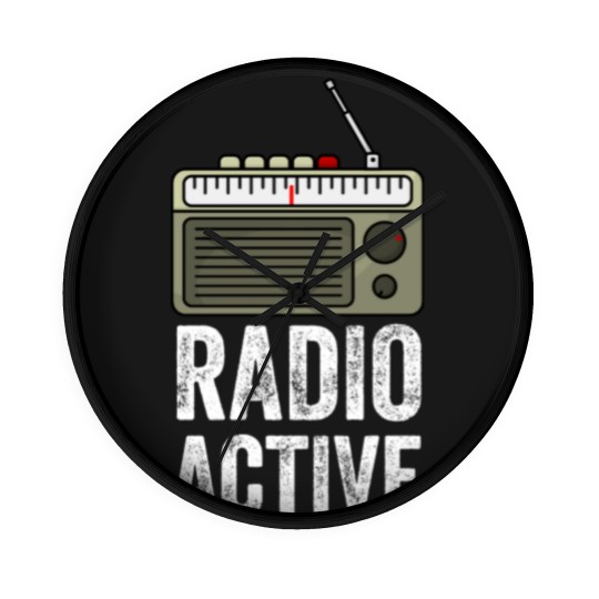 Discover Radio Active HAM Radio Gift Radio Operator Wall Clocks