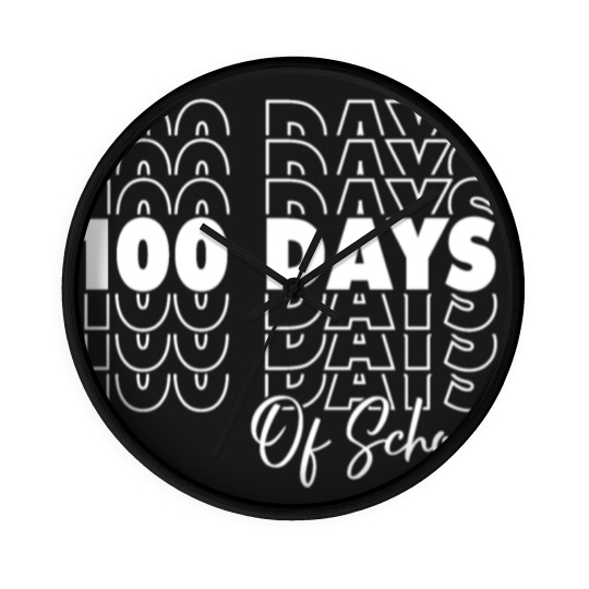Discover 100 Days Of School - 100th Day Of School Wall Clocks