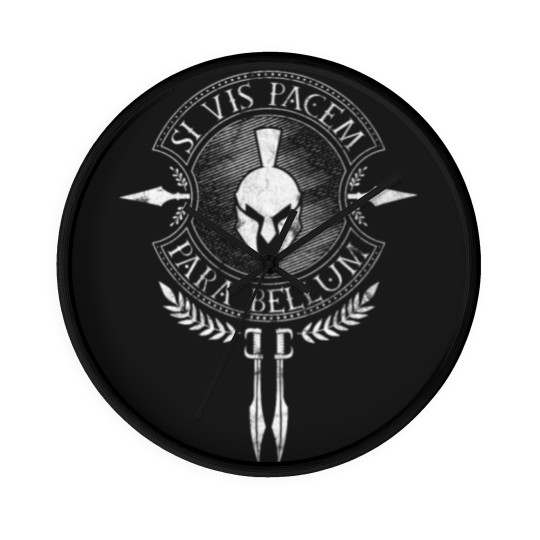 Discover Sparta - Si Vis Pacem Para Bellum Wall Clocks