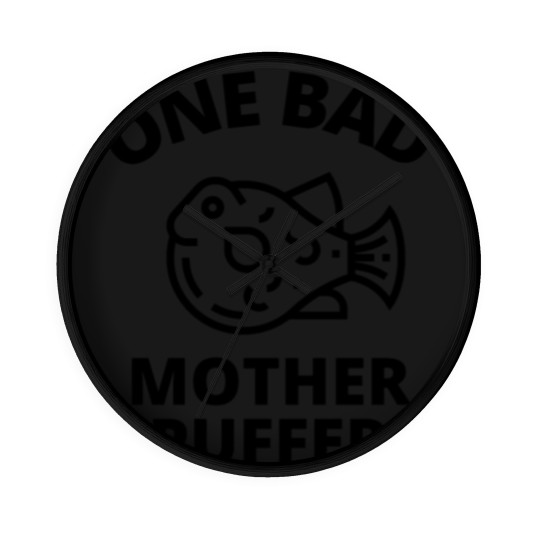 Discover One bad mother puffer Wall Clocks