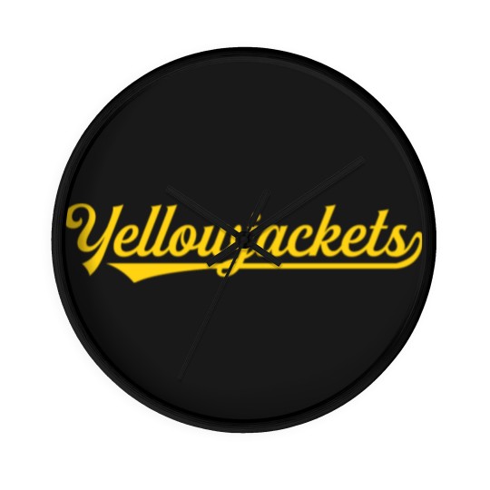 Discover Yellowjackets Wall Clocks
