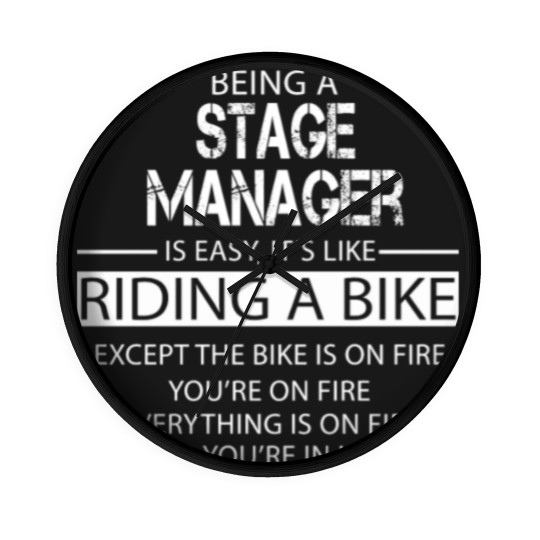 Discover Stage Manager Wall Clocks