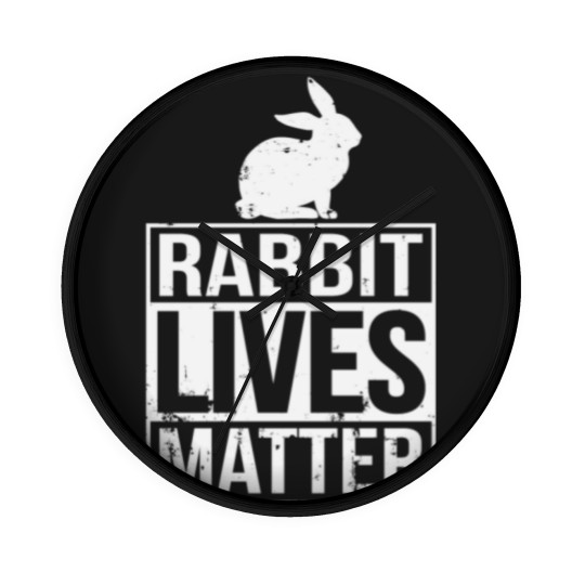 Discover Rabbit Rescue Shelter Gift Wall Clocks