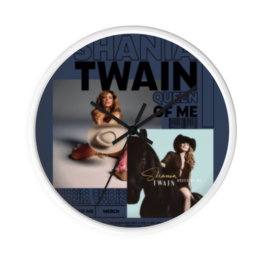 Discover Shania Twain Wall Clocks, Queen Of Me Tour 2023 Wall Clocks, Country Music Singer Wall Clocks