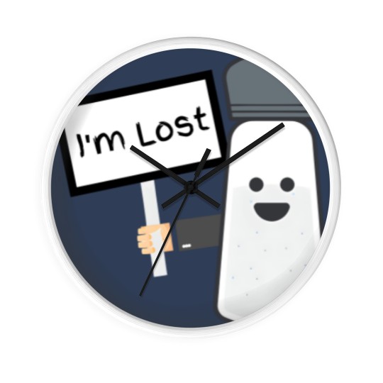 Discover Lost shaker of salt Classic Wall Clocks