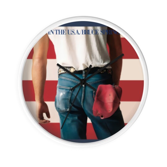 Discover Vintage Bruce Springsteen Born In The USA Wall Clocks, Bruce Springsteen E Street Band 2023 Tour Wall Clocks