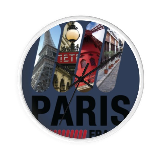 Discover Paris, France Wall Clocks