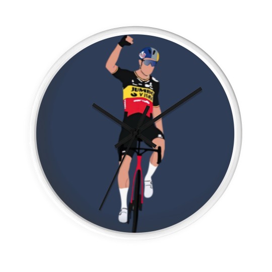 Discover wout van aert stronger Wall Clocks