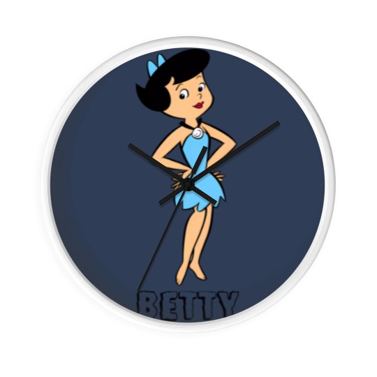 Discover The Flintstones | Betty Rubble Wall Clocks