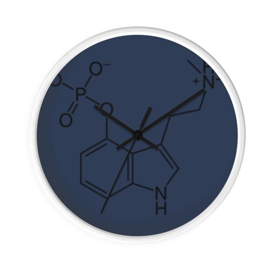 Discover psylocibin drug magic mushrooms Wall Clocks