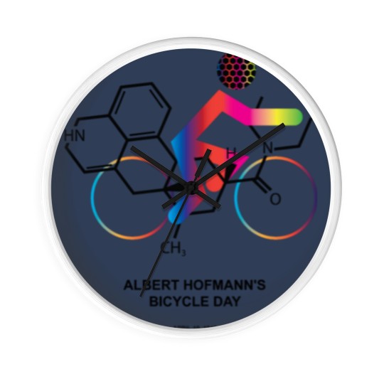 Discover Albert Hofmann's Bicycle Day Wall Clocks