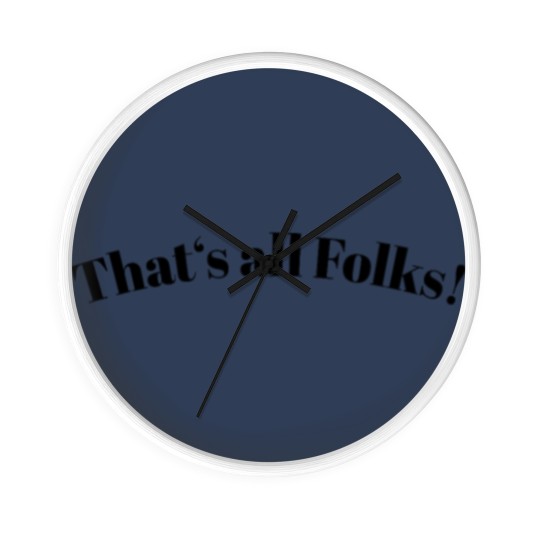 Discover That's All Folks Wall Clocks