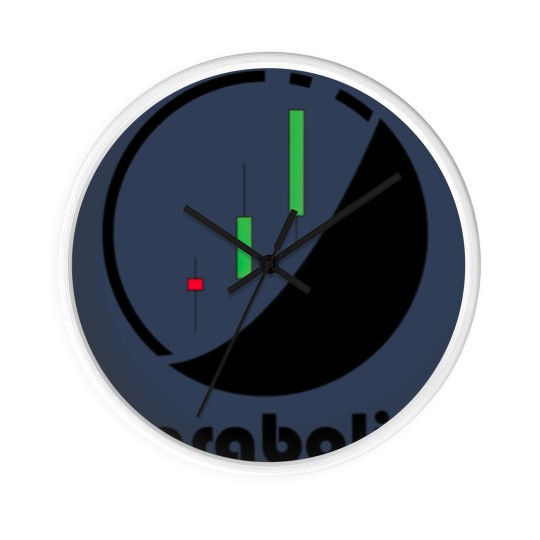 Discover That Parabolic Life - Crypto - Wall Clocks